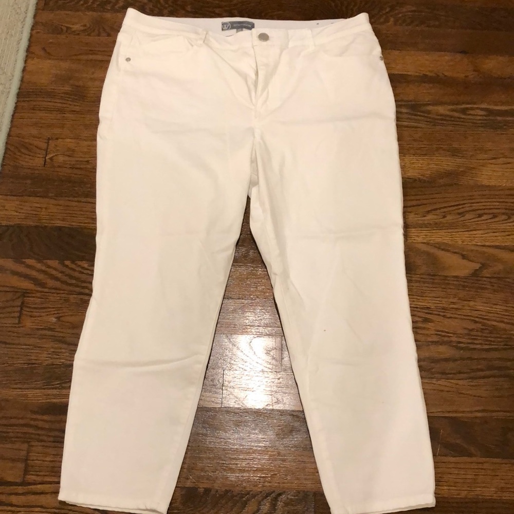 White, Wit & Wisdom jeans.